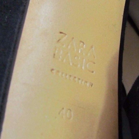 Zara Collection Basic Black Suede Stiletto - Picture 8 of 8